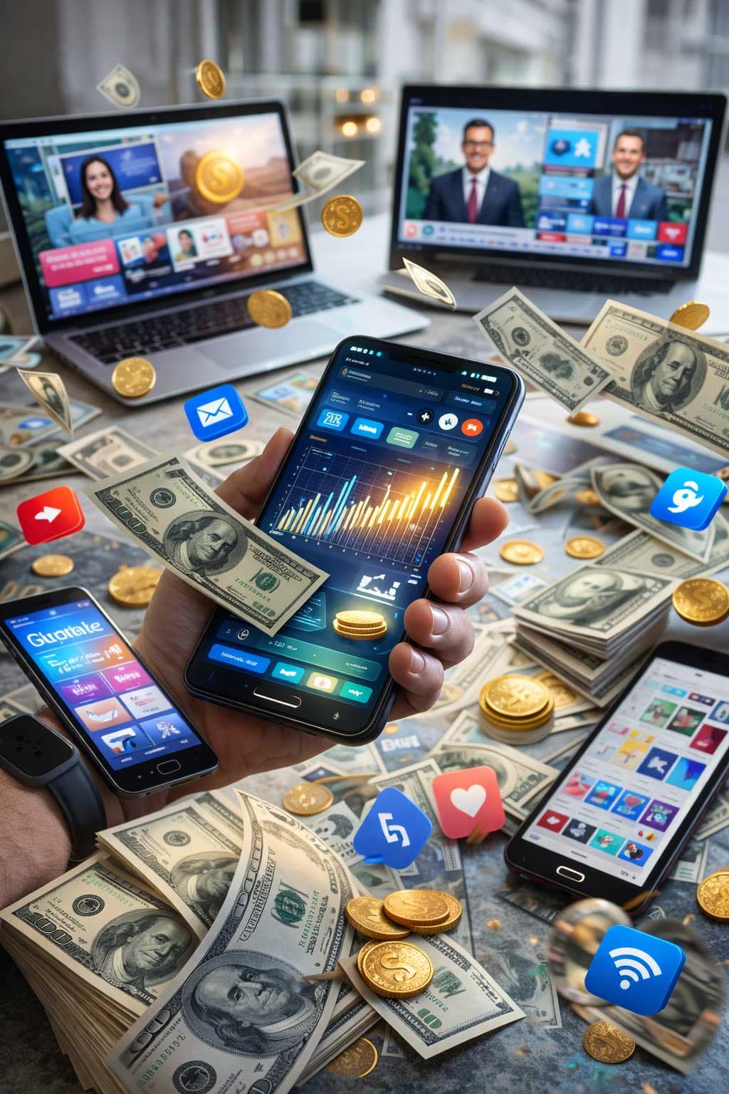 peniaze-technologie-media-kazdodenny-zivot Vplyv peňazí, technológií a médií na každodenný život ľudí