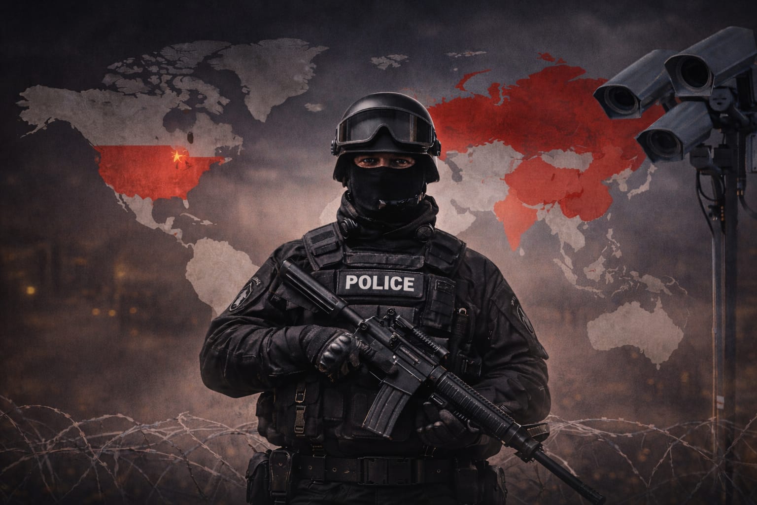 V policajnom štáte sú osobné slobody podriadené kontrole moci Obmedzovanie občianskych slobôd v autoritárskych politických systémoch