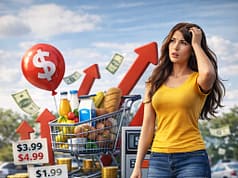 Inflácia: Čo to je a ako ovplyvňuje ceny v každodennom živote Ilustrácia rastu cien a vplyvu inflácie na každodenný život ľudí